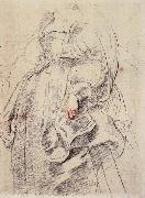 Girl sketch Peter Paul Rubens